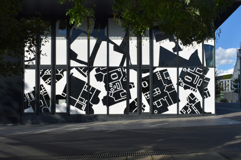 Empiècements. Service Local, septembre 2025. CAUE92 — la Galerie . Photographie : Service Local.