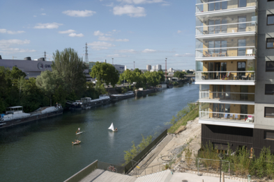 L’Île-Saint-Denis, en vis-à-vis de Villeneuve-la-Garenne.