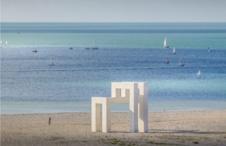 Œuvre : EP#3 - Lang & Baumann. Photographie : Philippe Bréard - Ville du Havre.