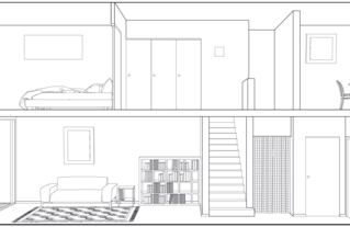 Caserne des sapeurs pompiers, Montrouge. Extrait de l'Atlas numérique du logement collectif dans les Hauts-de-Seine (1945-2000) © Nathan Gatignol | CAUE92.